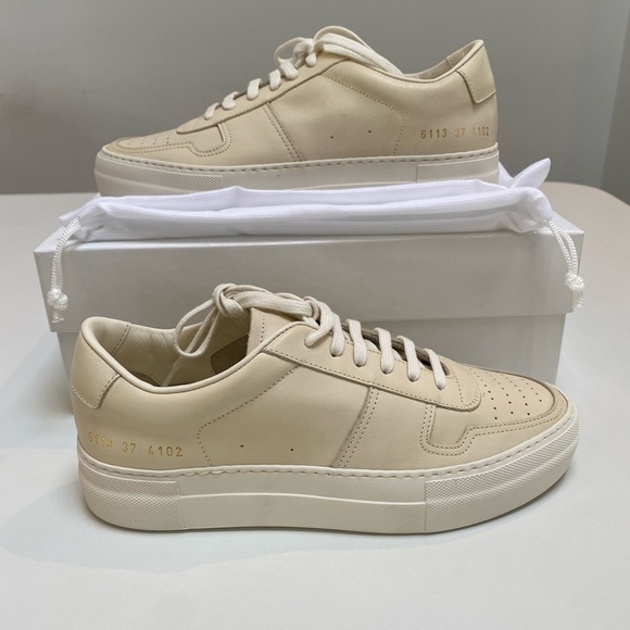 Woman by Common Projects BBall Super Sneaker in Off White sz 37 New in Box - Picture 3 of 7